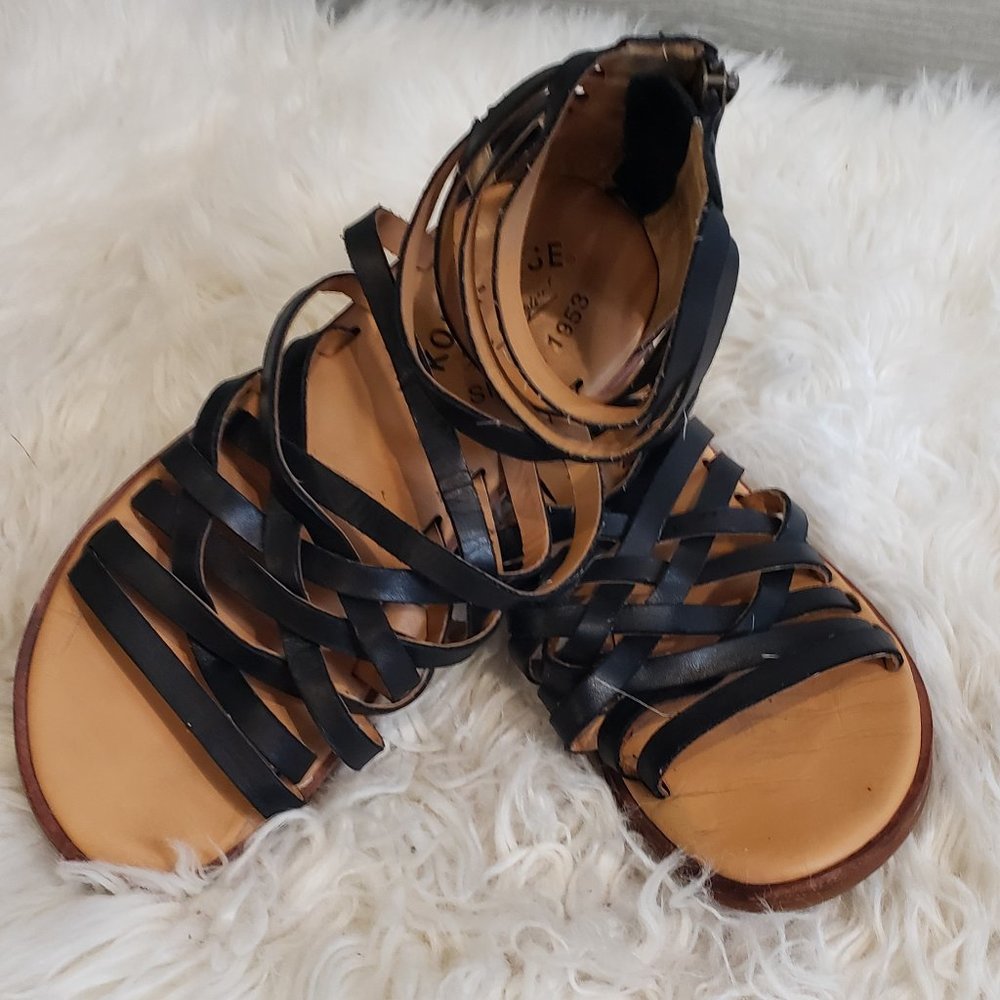 Black Strappy Sandals